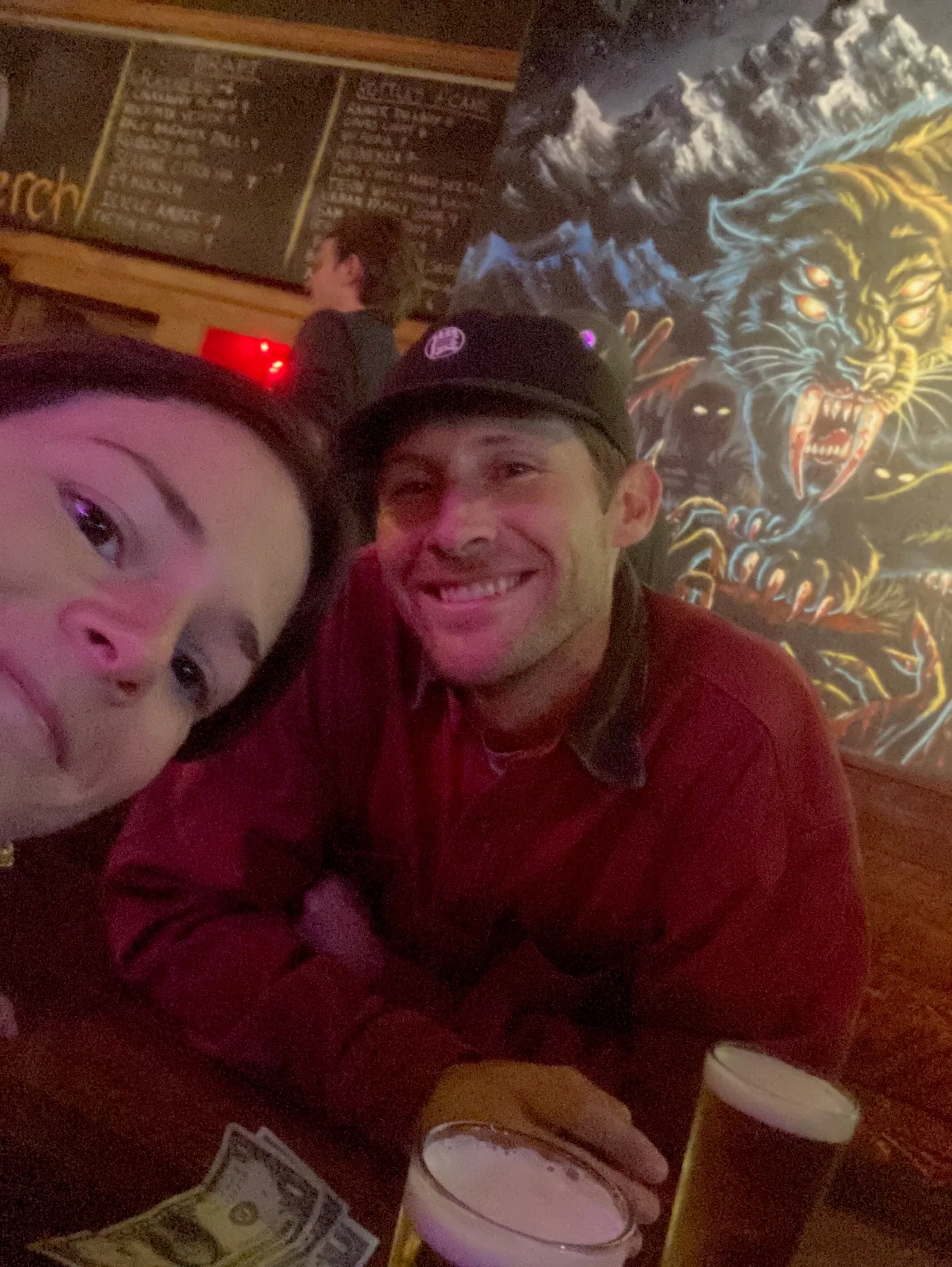 Stephen and Haley celebrating their engagement.